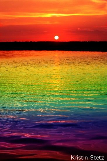 This beautiful sunset is one happy colour scheme. Though black is not  considered a happy colour however when it's amongst the colours of the  rainbow you ...