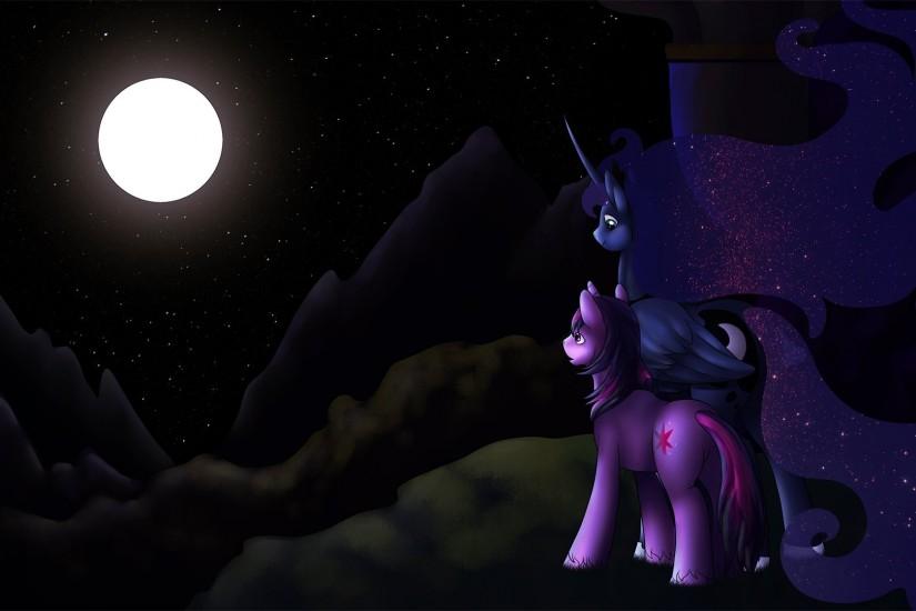 Twilight Sparkle And Princess Luna Wallpaper 493134