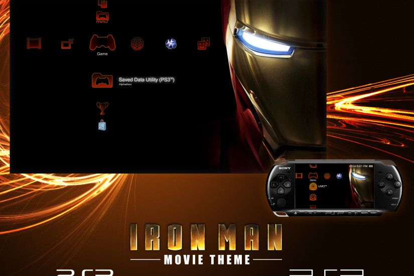 ... Iron Man Theme for PS3 and PSP by Alphathon