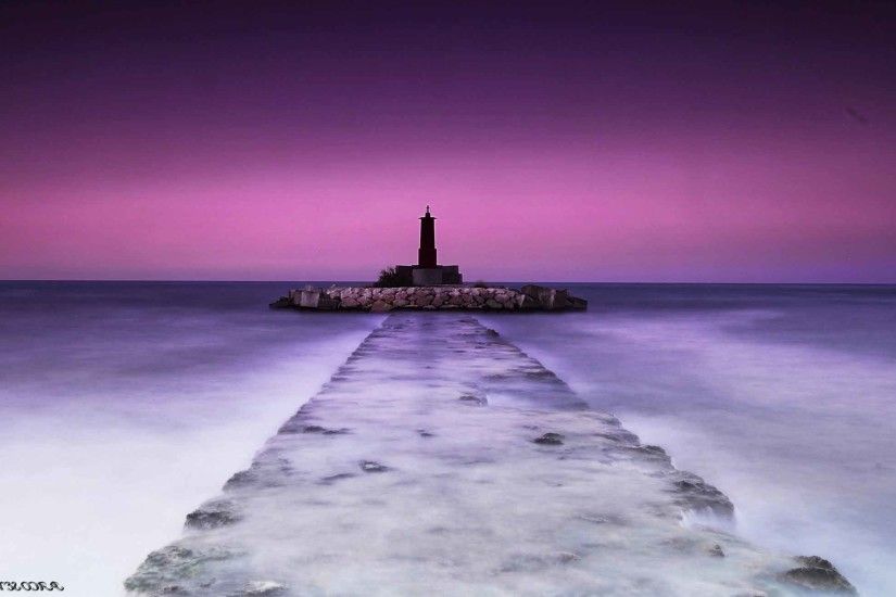 Sea Ocean Coast Nature Lighthouse Phares Semaphore Photo Background