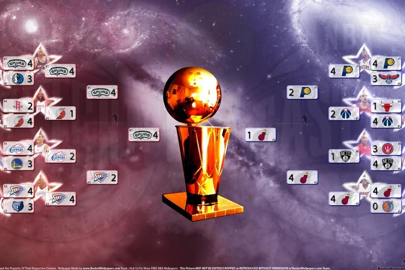 2014 NBA Playoffs Bracket Wallpaper