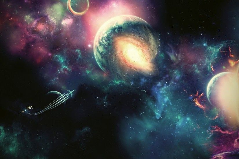 Space Art HD 1080p Wallpaper