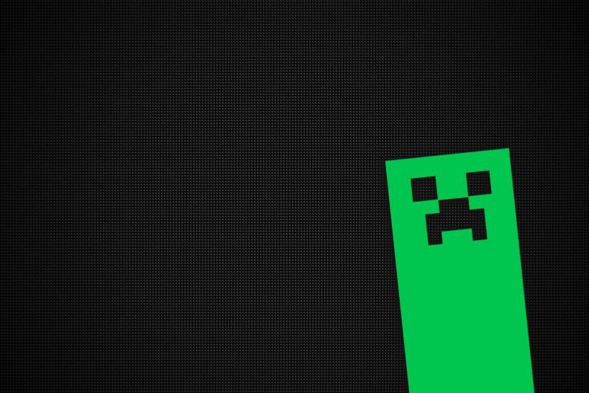 Creeper Face Minecraft Desktop Background
