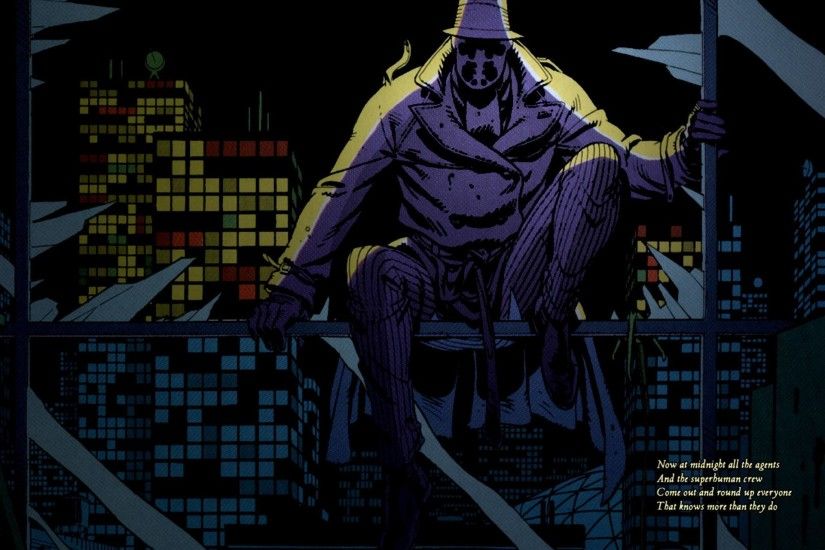 wallpaper Watchmen Â· comics Â· Rorschach