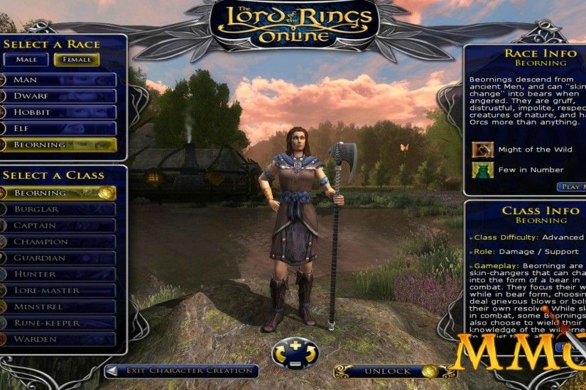lord of the rings online beorning