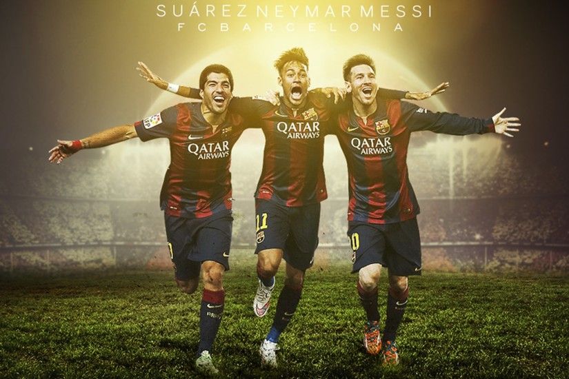 Suarez Neymar Messi Wallpaper. Suarez Neymar Messi Wallpaper – Team FC  Barcelona