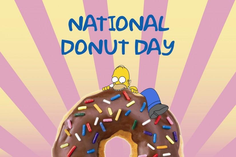 National Donut Day Wallpaper