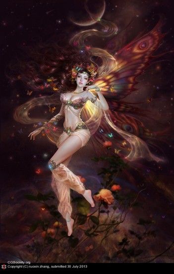 Fairy Fantasy Girl Wing Butterfly Magic Flower Beautiful Wallpaper At Fantasy  Wallpapers