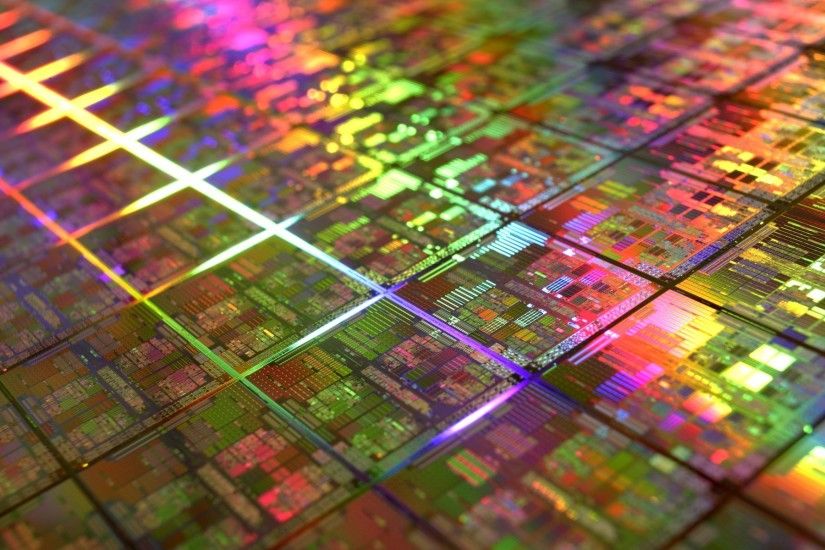 colorful, Microchip, DIE, Gold, Technology, Geometry, IT, CPU