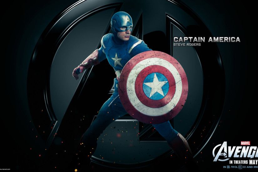 Marvel-The-Avengers-Movie-2012-HD-Wallpaper-Captain-
