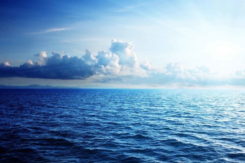 Sea Ocean Water Sky Nature Clouds Free Desktop Wallpapers Backgrounds