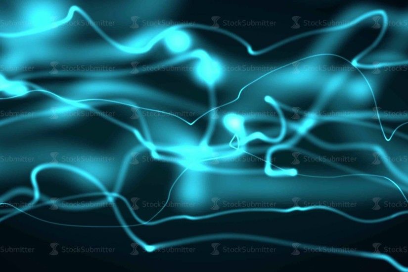 Blue Neon Curvy Strokes Material Background. Lines Light Art Animation. 4K  Abstract Computer - YouTube