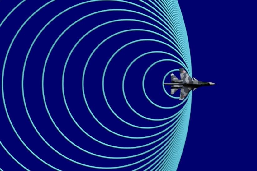 162 - An airplane moving with the velocity of the sound generates the shock  wave. - YouTube
