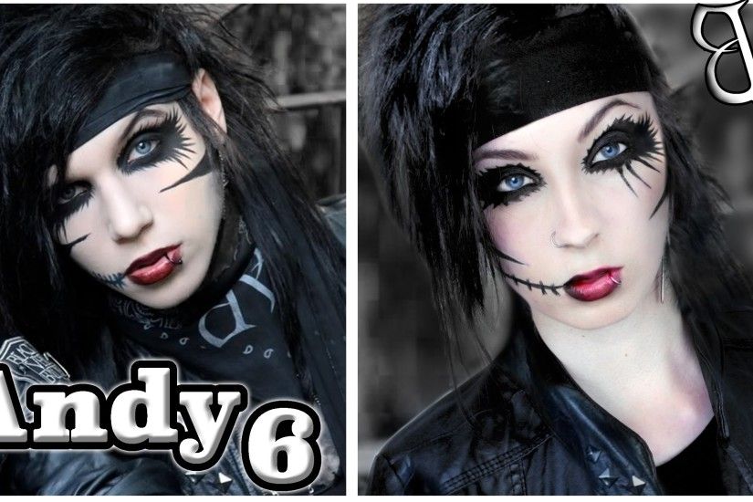 Andy Sixx / Andy Biersack Make-Up Tutorial (deutsch) I Hannah Black -  YouTube