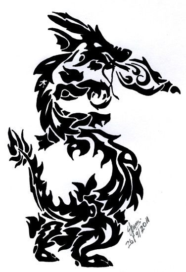 Asian Dragon Tattoo Design by ExSuicune Asian Dragon Tattoo Design by  ExSuicune