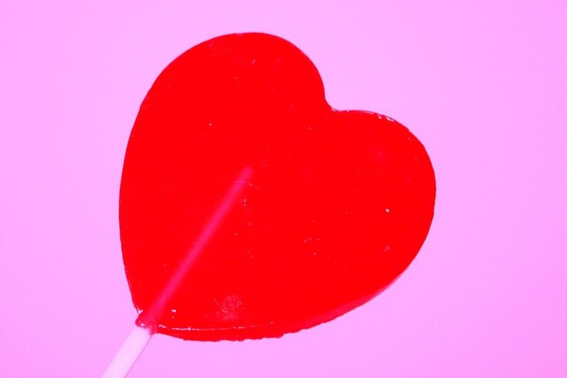 Red heart candy Wallpaper