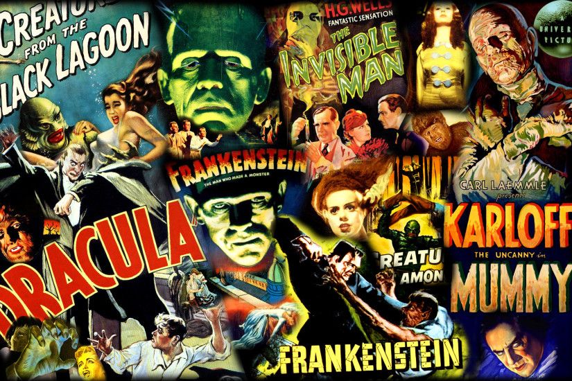 Classic Universal Monsters Wallpaper - WallpaperSafari A History of Horror  ...