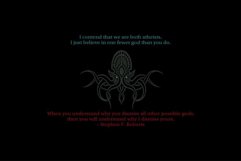 Quotes Cthulhu religion atheism wallpaper | 1920x1080 | 281257 .
