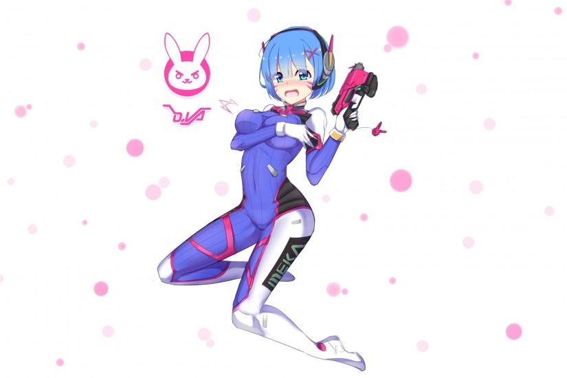 Best wallpaper gallery with Rem Cosplaying as D.Va [Re Zero] [Overwatch]  and HD wallpapers. We collected full High Quality pictures and wallpapers  for your ...