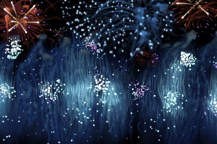 Fireworks Happy New Year Image Wallpaper