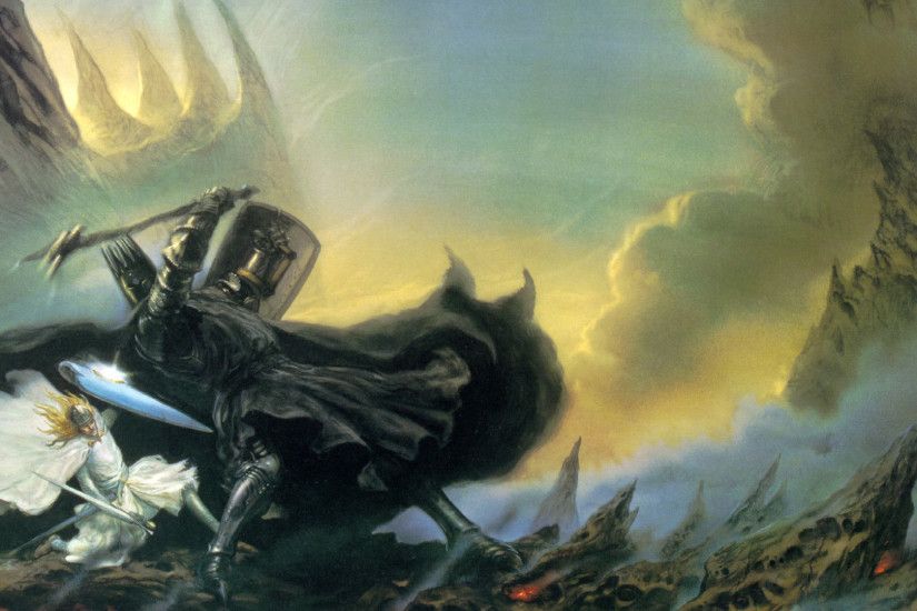 J. R. R. Tolkien, The Silmarillion, Morgoth, Fantasy Art, John Howe