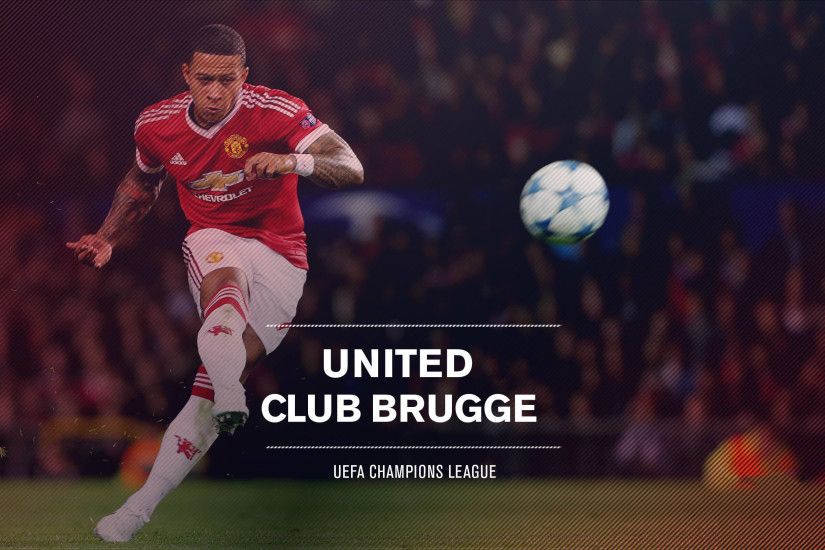 Description: Download Memphis Depay 2015 Manchester United vs Club Brugge UEFA  Champions League HD & Widescreen Wallpaper ...