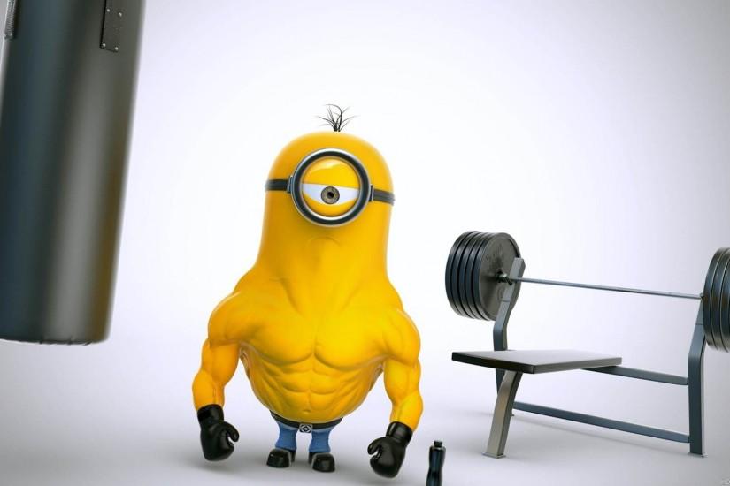 Despicable Me 2 Minions In Gym Images | HD Wallpapers Images