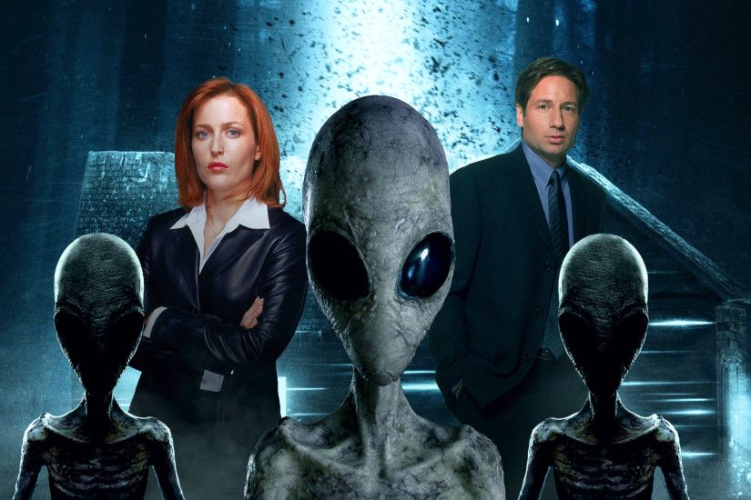 Scully and mulder searching for the truth