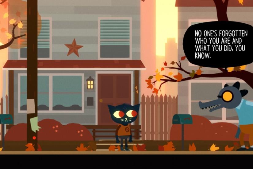 Mostly Night in the Woods is a game about wandering. Mae climbs the same  hills, passes the same people, and visits the same places in Possum Springs.