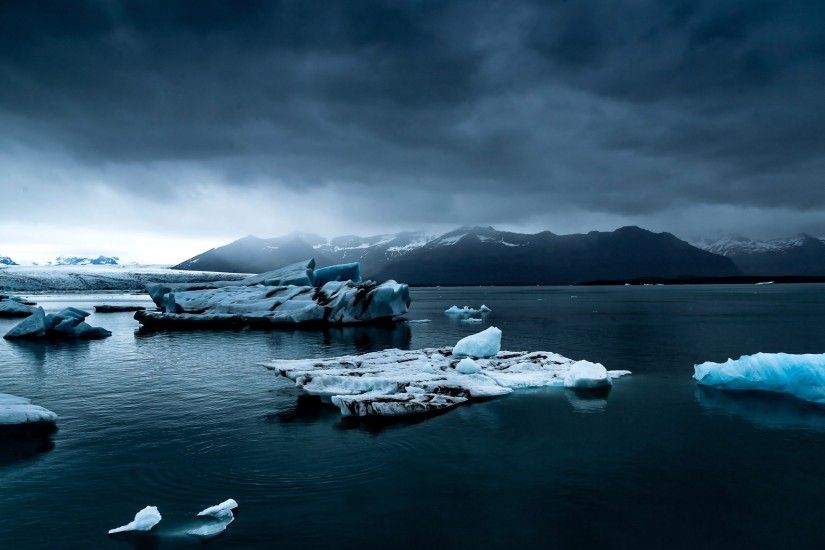 3840x2160 - iceland, iceberg, dark clouds # original resolution. iceland  wallpapers ...