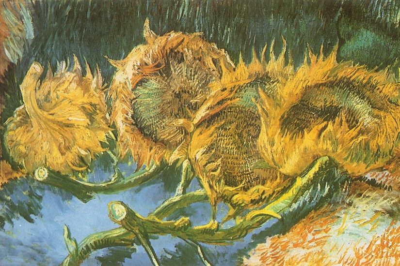 artwork, Vincent Van Gogh, Sunflowers, Painting, Classic Art Wallpapers HD  / Desktop and Mobile Backgrounds