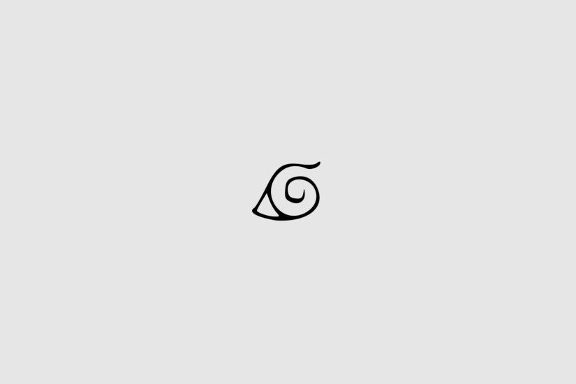 Anime - Naruto Minimalist Logo Wallpaper
