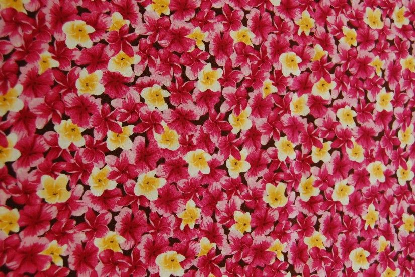 Yellow And Pink Flowers Background