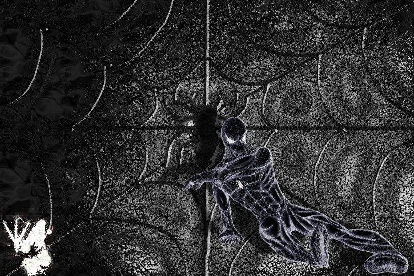 ... Spider-Man-Wallpaper/Black spidey Variant by shadefalcon