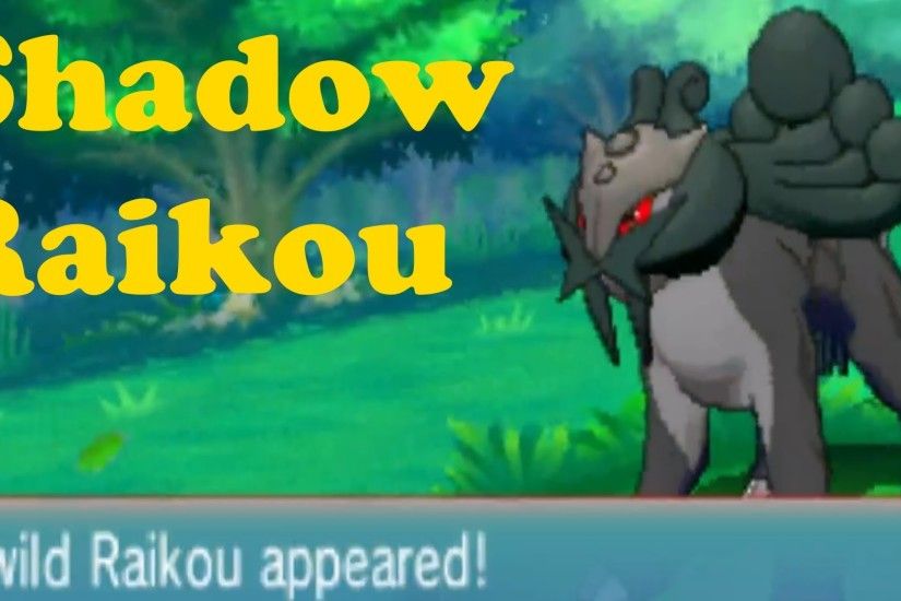 Shadow Raikou in Pokemon Omega Ruby and Alpha Sapphire ROM HACK - YouTube