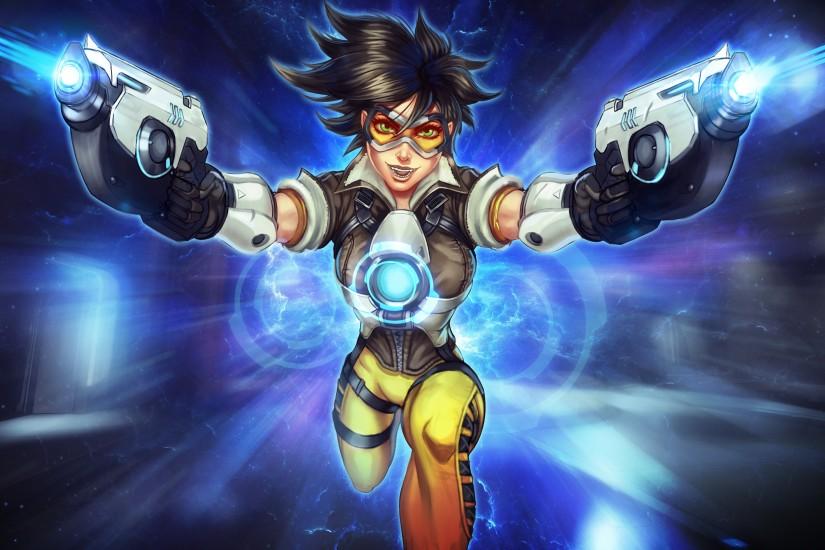 download free overwatch tracer wallpaper 3840x2160
