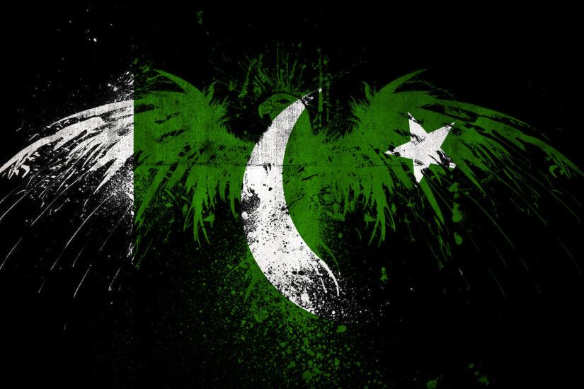 Artistic Pakistan Flag HD Wallpaper