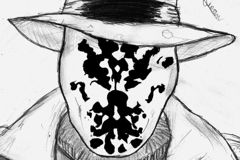 #Rorschach #Drawing #Watchmen #Movies #Wallpaper
