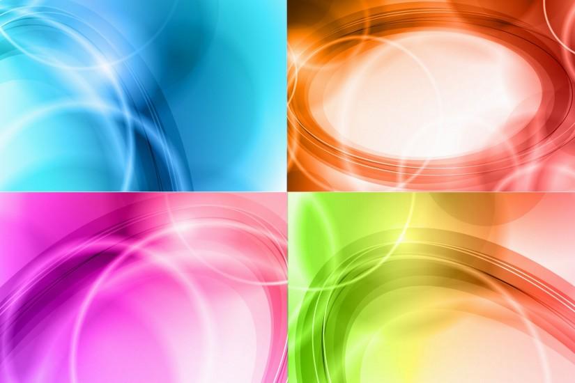 Circle Color Wheel Abstract Background Pack