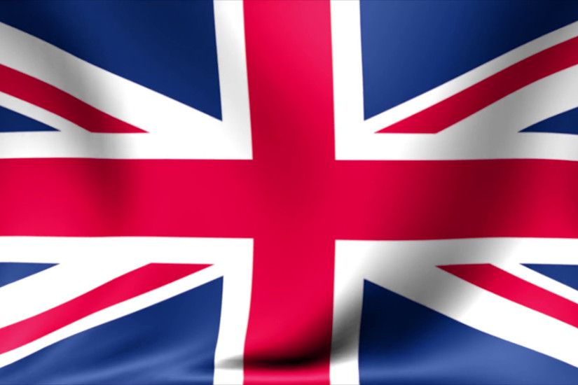 UK flag background. Animated waving Great Britain flag abstract. Background  Seamless Looping Animation. 4K High Definition Video Motion Background - ...