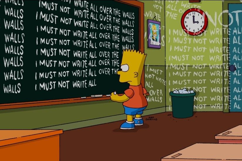 TV Show - The Simpsons Bart Simpson Wallpaper