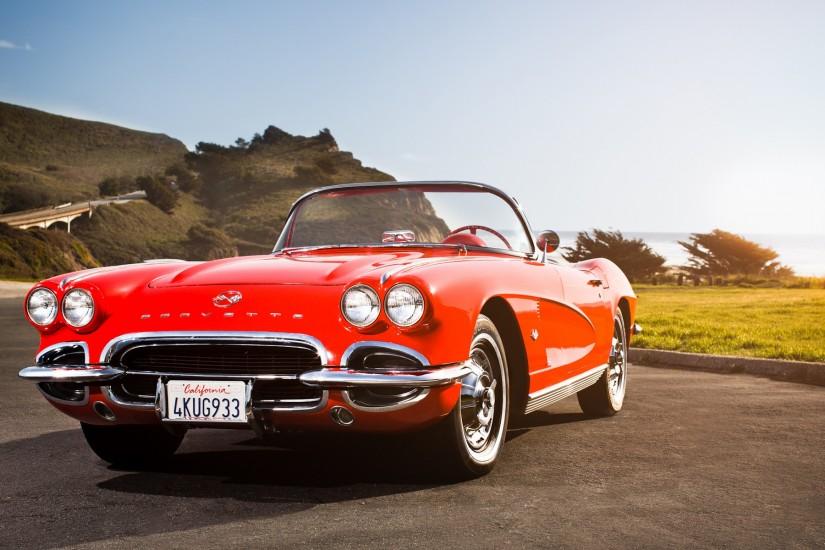 Corvette, 1962, California Dreaming, Classics | HD Wallpapers Desktop .