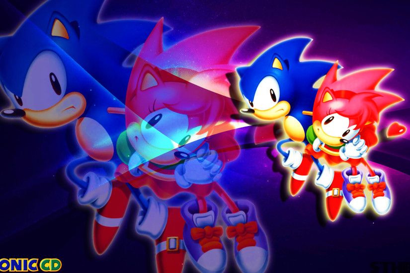 Video Game - Sonic CD Amy Rose Sonic the Hedgehog Wallpaper