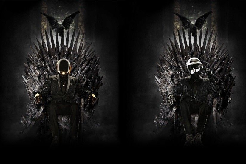 Daft Punk on the Iron Throne wallpaper 1920x1080 jpg