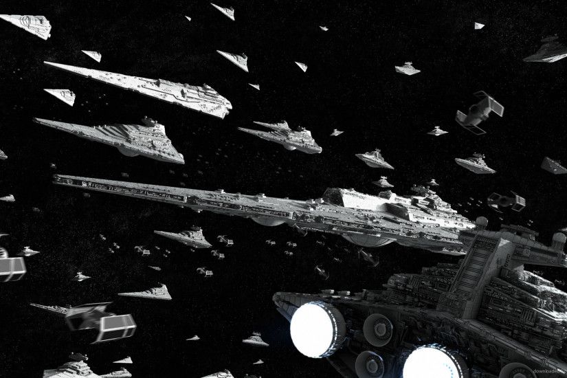 1366x768 Star Wars Imperial Fleet wallpaper