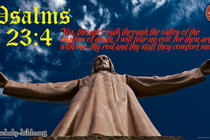 Bible Verse of the day – Psalms 23:4