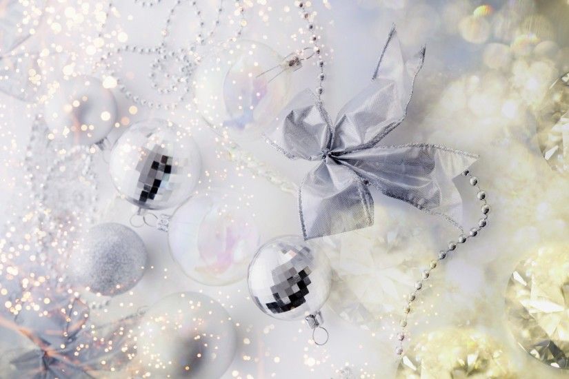 ... Christmas ornaments; White Christmas ornaments