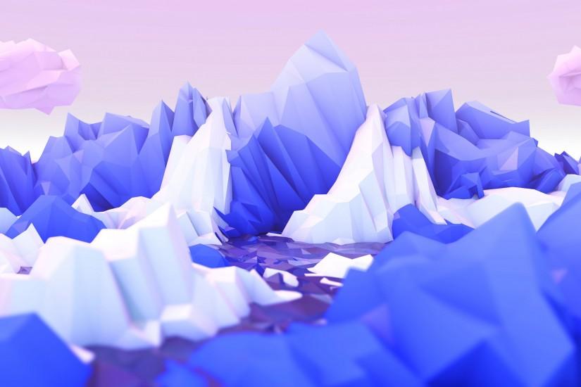 low poly wallpaper 3840x2160 high resolution