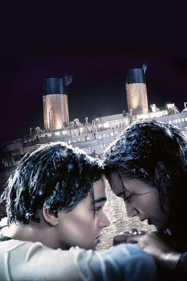 Jack played by Leonardo DiCaprio and Rose played by Kate Winslet from the  movie Titanic