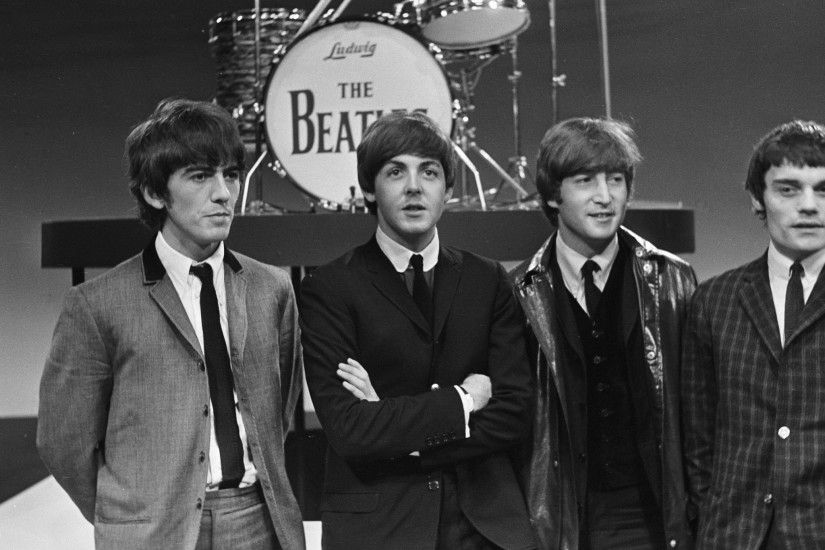 Black and White, John Lennon, Paul McCartney, Vogue, Ringo Starr Wallpaper  in